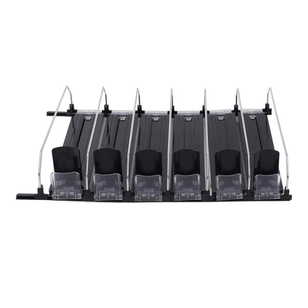 Drink Organizer, Automatic Pusher Glide Soda Dispenser for Fridge, 5 Rows